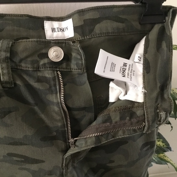 🌹HOST PICK-HUDSON BLAIR HIGH RISE CAMOUFLAGE ANKLE PANTS/SIZE 27/LENGTH 27 - Picture 7 of 9